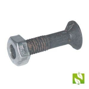 - 16601N   Plough Bolt + nut, 1 Nib 16x60