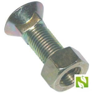 - 71632UK88   Plough bolt + nut, 7/16"x32 mm