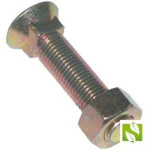 - 71650UK88   Plough bolt + nut, 7/16"x50 mm
